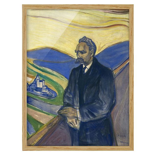 Wanddeko Flur Edvard Munch - Porträt Nietzsche