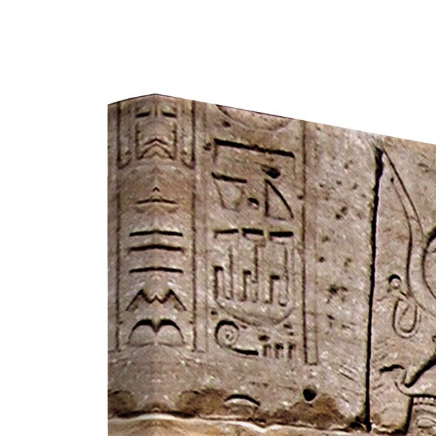 Wanddeko Treppenhaus Egypt Relief
