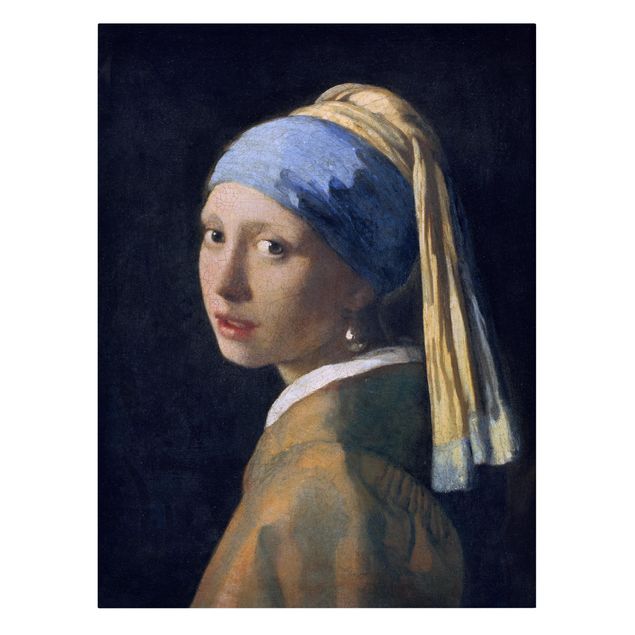 Wanddeko Esszimmer Jan Vermeer van Delft - Das Mädchen mit dem Perlenohrgehänge