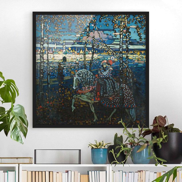 Expressionismus Bilder Wassily Kandinsky - Reitendes Paar
