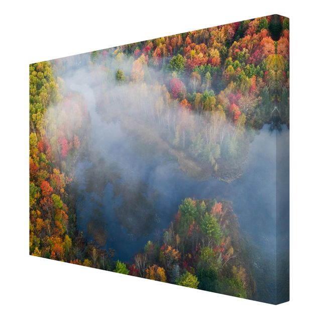 Wanddeko Büro Luftbild - Herbst Symphonie