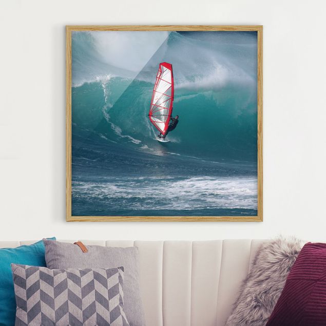 Wanddeko Wohnzimmer The Surfer