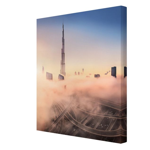 Leinwand Dubai Himmlische Skyline von Dubai