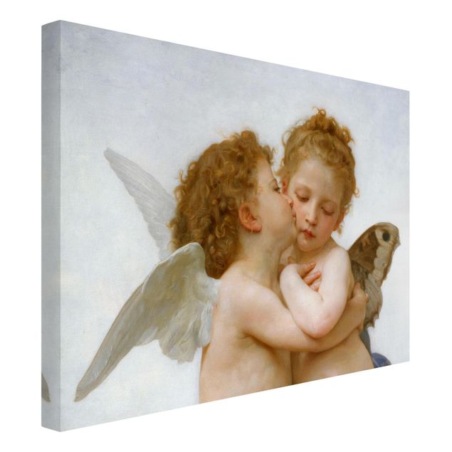Wanddeko Flur William Adolphe Bouguereau - Der erste Kuss