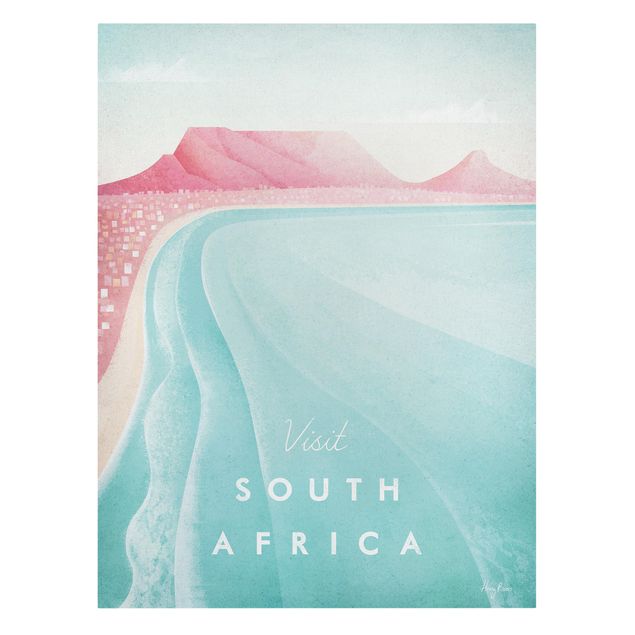 Wanddeko Esszimmer Reiseposter - Südafrika