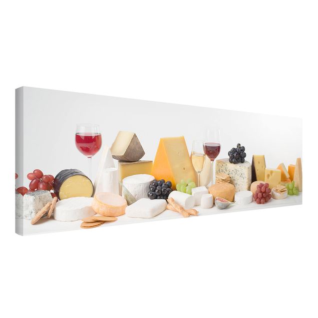 Wanddeko Büro Käse-Variationen