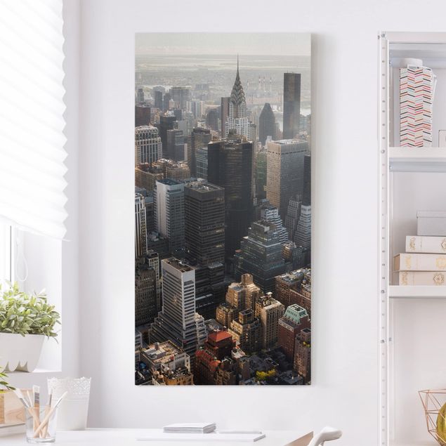 Wanddeko Wohnzimmer Vom Empire State Building Upper Manhattan NY