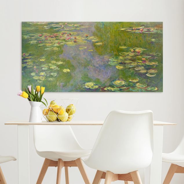 Impressionismus Bilder kaufen Claude Monet - Grüne Seerosen