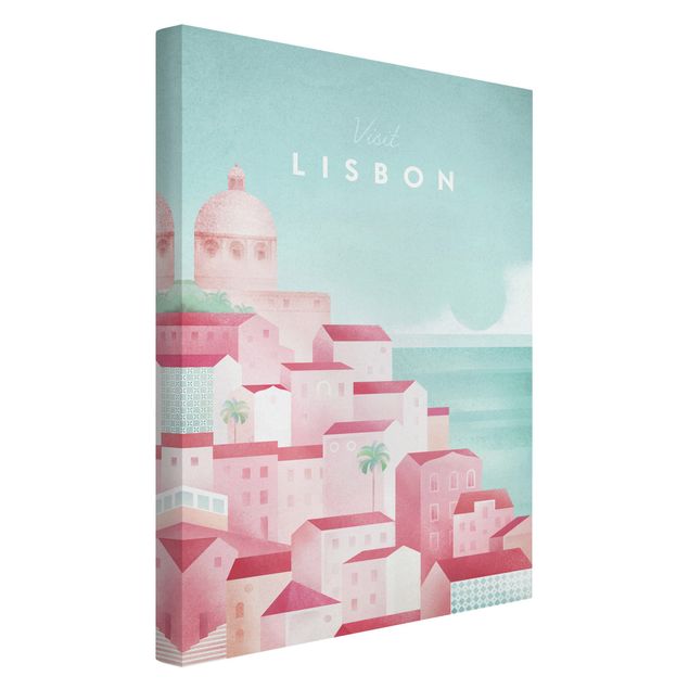 Wanddeko Flur Reiseposter - Lissabon