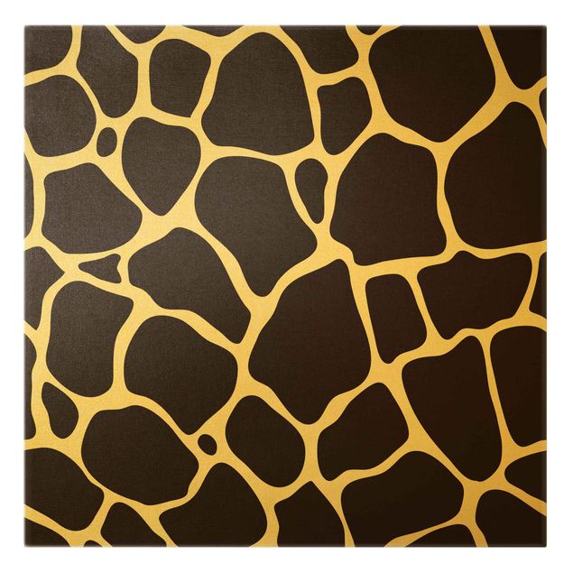 Wanddeko Büro Giraffen Print