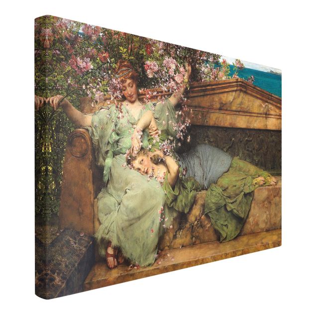 Wohndeko Blume Sir Lawrence Alma-Tadema - Im Rosengarten