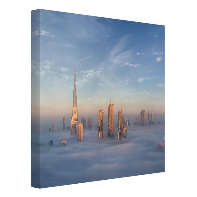 Leinwandbilder Asien Dubai über den Wolken