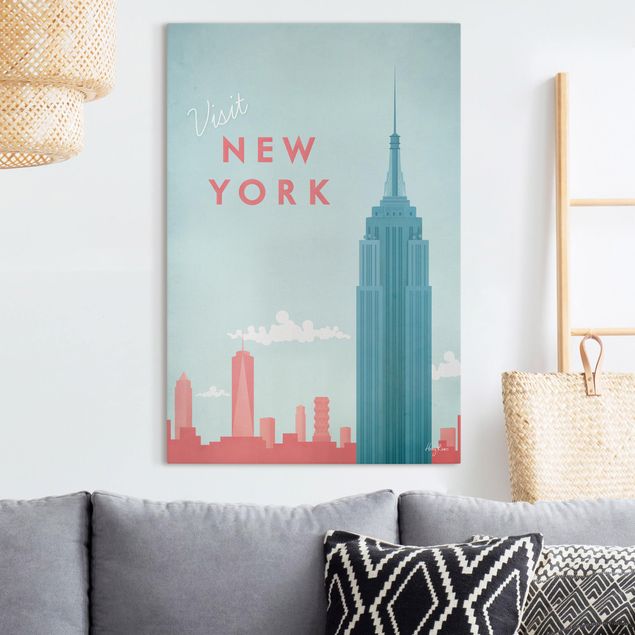 Deko Architektur Reiseposter - New York