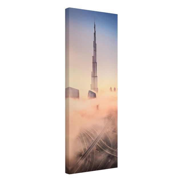 Wanddeko Wohnzimmer Himmlische Skyline von Dubai