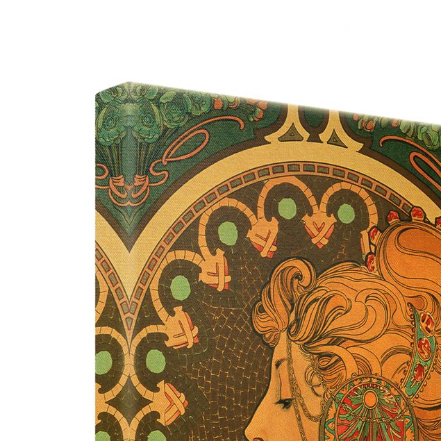 Wanddeko Esszimmer Alfons Mucha - Die Feder