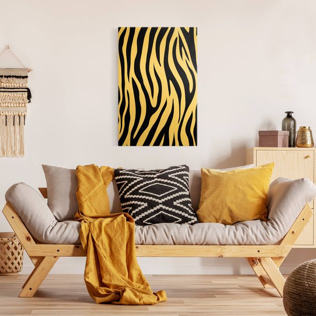 Wanddeko Jugendzimmer Zebra Print