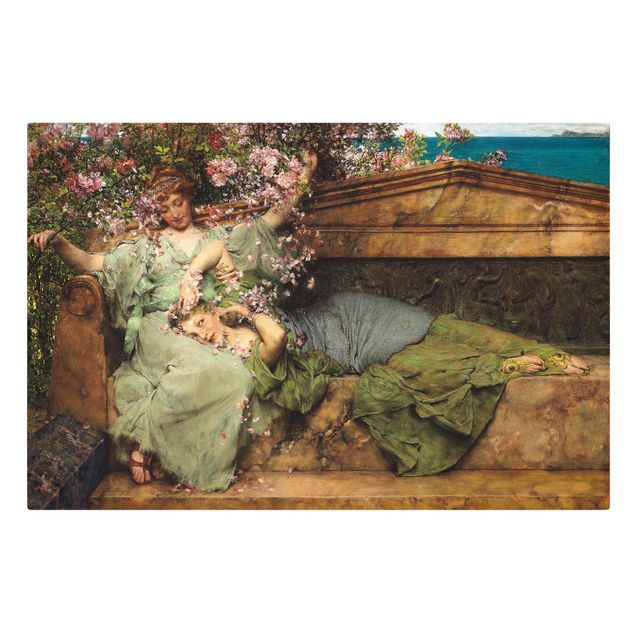 Wanddeko Flur Sir Lawrence Alma-Tadema - Im Rosengarten