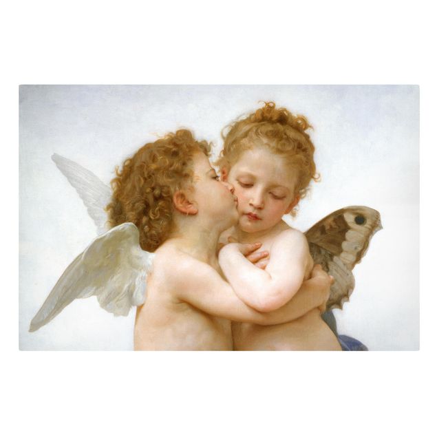 Wanddeko Esszimmer William Adolphe Bouguereau - Der erste Kuss