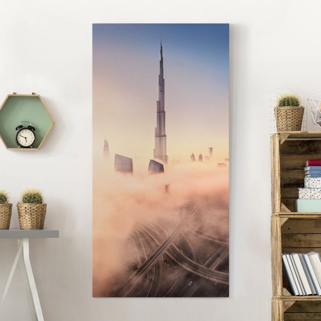 Wandbilder Asien Himmlische Skyline von Dubai