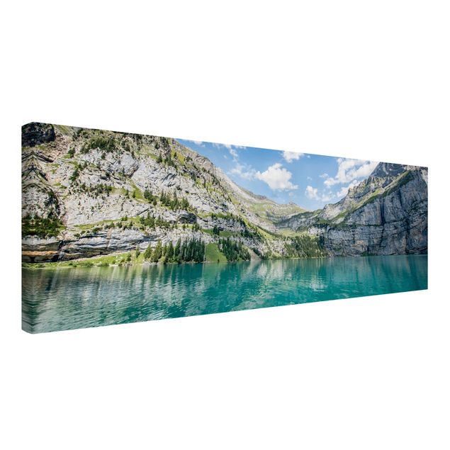 Wanddeko Flur Traumhafter Bergsee
