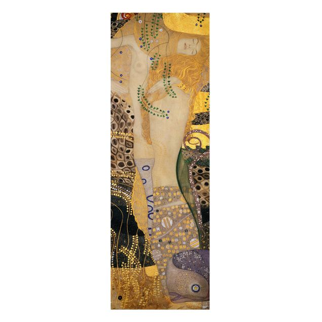 Wanddeko Esszimmer Gustav Klimt - Wasserschlangen I