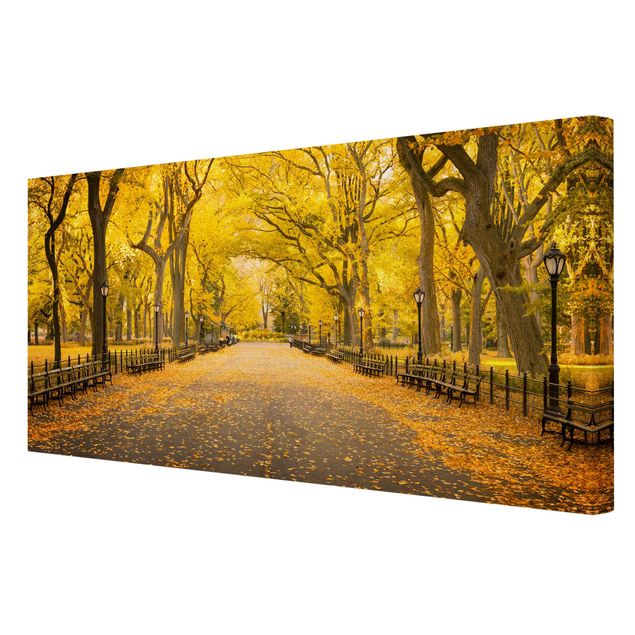 Wanddeko Büro Herbst im Central Park