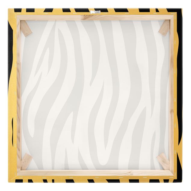 Wanddeko Praxis Zebra Print