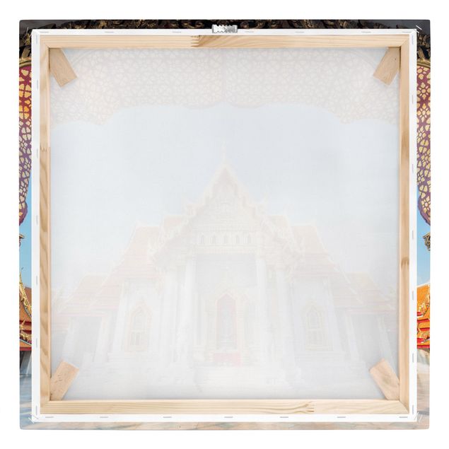Wanddeko Flur Tempel in Bangkok