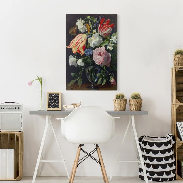 Wanddeko Schlafzimmer Daniel Seghers - Vase mit Blumen