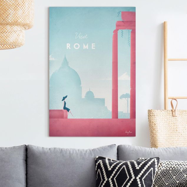 Wanddeko Architektur Reiseposter - Rom