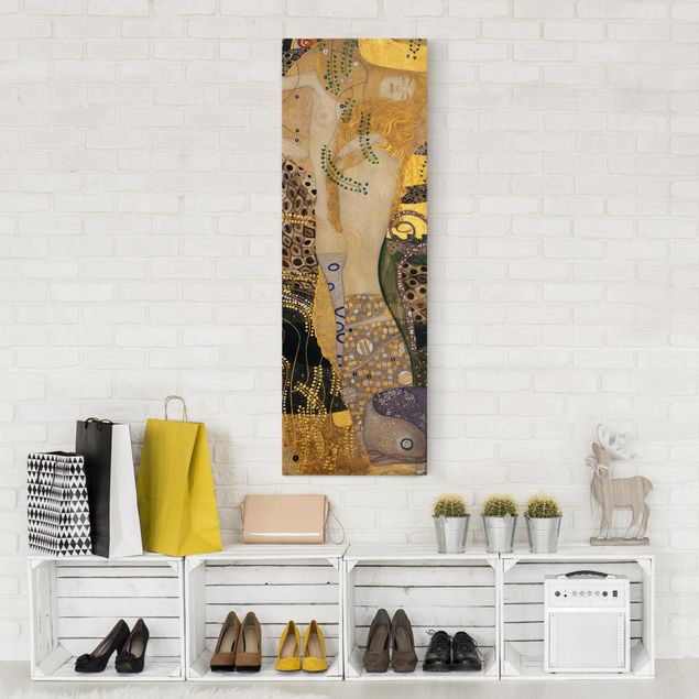 Wanddeko Schlafzimmer Gustav Klimt - Wasserschlangen I