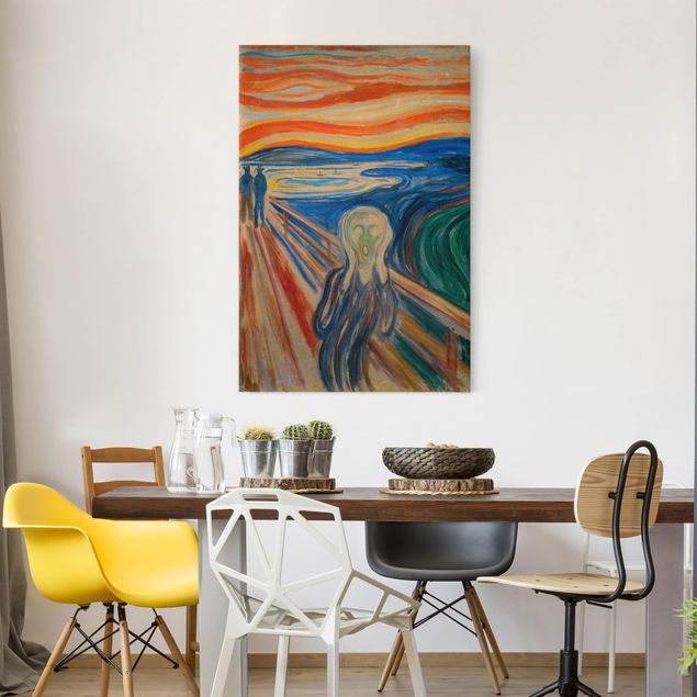Wanddeko Wohnzimmer Edvard Munch - Der Schrei