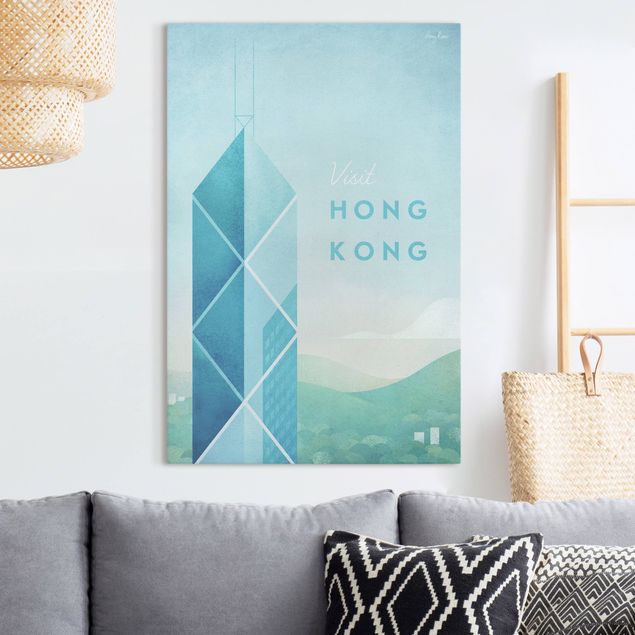 Wandbilder Asien Reiseposter - Hong Kong