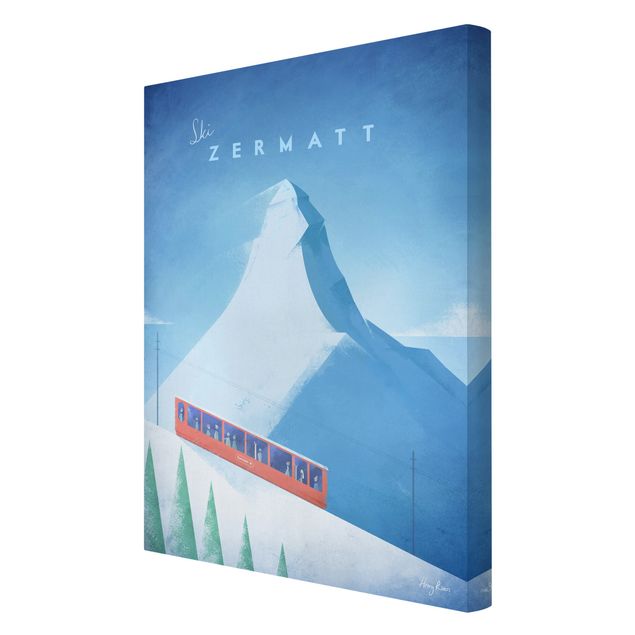 Wandbilder Schweiz Reiseposter - Zermatt