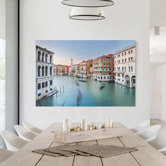 Wanddeko Schlafzimmer Canale Grande Blick von der Rialtobrücke Venedig