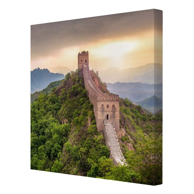 Wanddeko grün Die unendliche Mauer von China