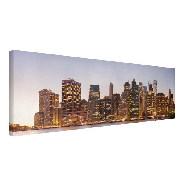 Wanddeko Flur Blick auf Manhattan Skyline