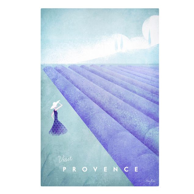 Wanddeko Esszimmer Reiseposter - Provence