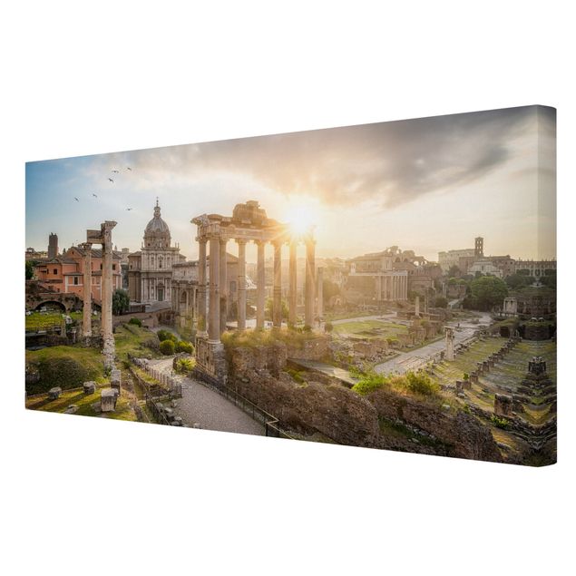 Wanddeko Esszimmer Forum Romanum bei Sonnenaufgang