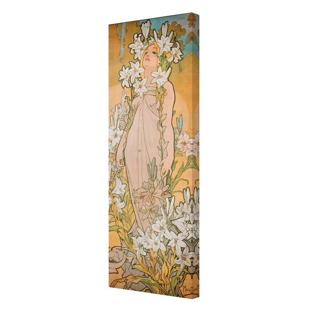 Wanddeko Esszimmer Alfons Mucha - Die Lilie