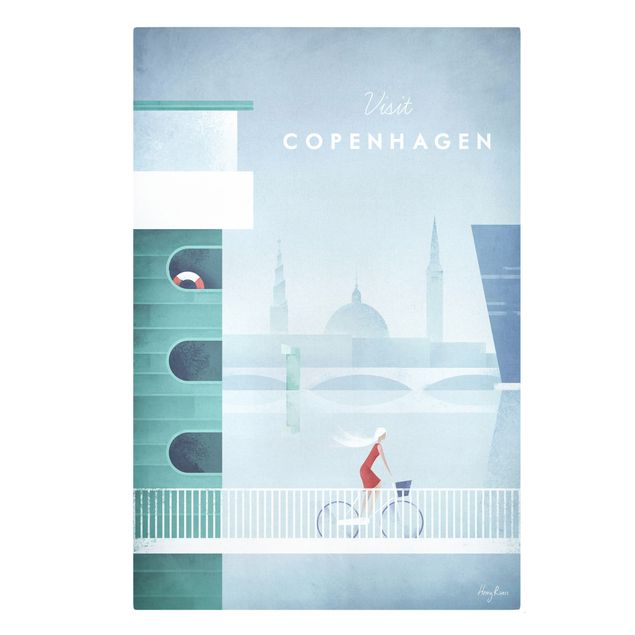 Wanddeko Büro Reiseposter - Kopenhagen