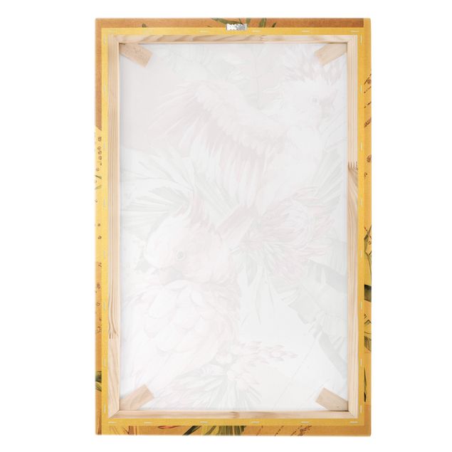 Wanddeko Praxis Tropische Vögel - Pinke Kakadus