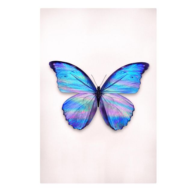 Wanddeko Esszimmer Holografischer Schmetterling