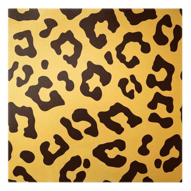 Wanddeko Jugendzimmer Leoparden Print