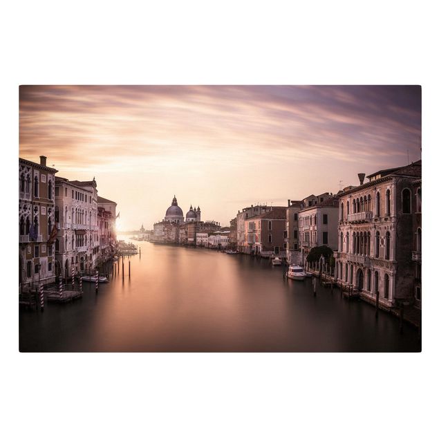 Wanddeko Flur Abendstimmung in Venedig