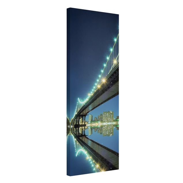 Wanddeko Flur Abstract Manhattan Bridge