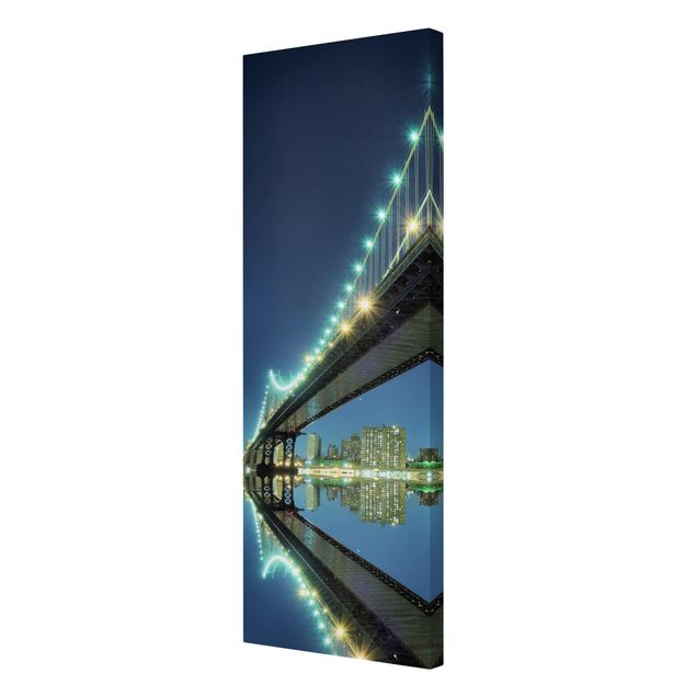 Wanddeko Büro Abstract Manhattan Bridge