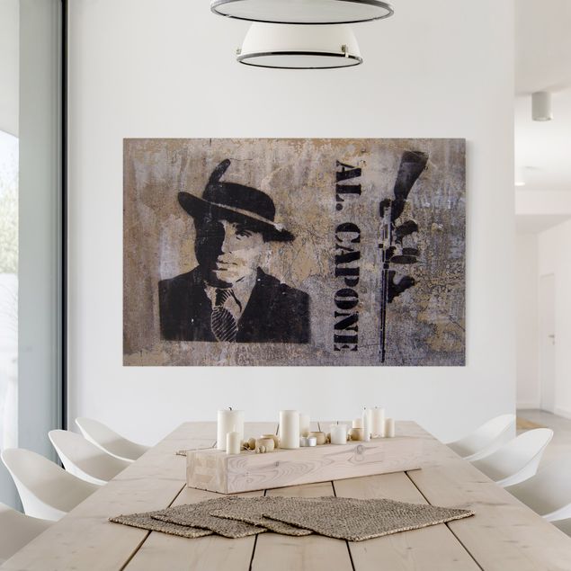 Wanddeko Büro Al Capone