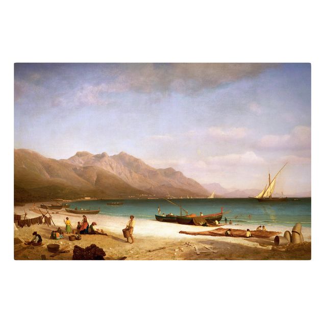 Wanddeko Flur Albert Bierstadt - Der Golf von Salerno