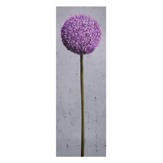 Wanddeko Flur Allium Kugel-Blüten